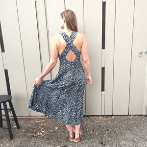 Vintage “All That Jazz” criss-cross dress